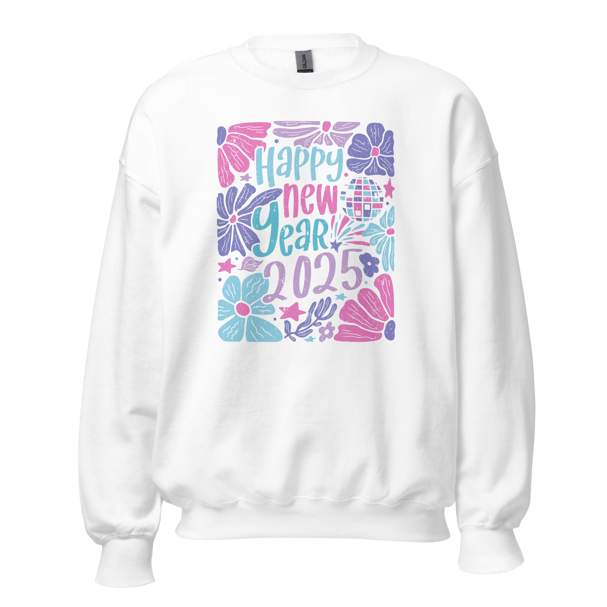 Happy New Year Boho Crewneck