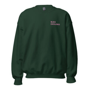 Black Excellence Embroidered Crewneck